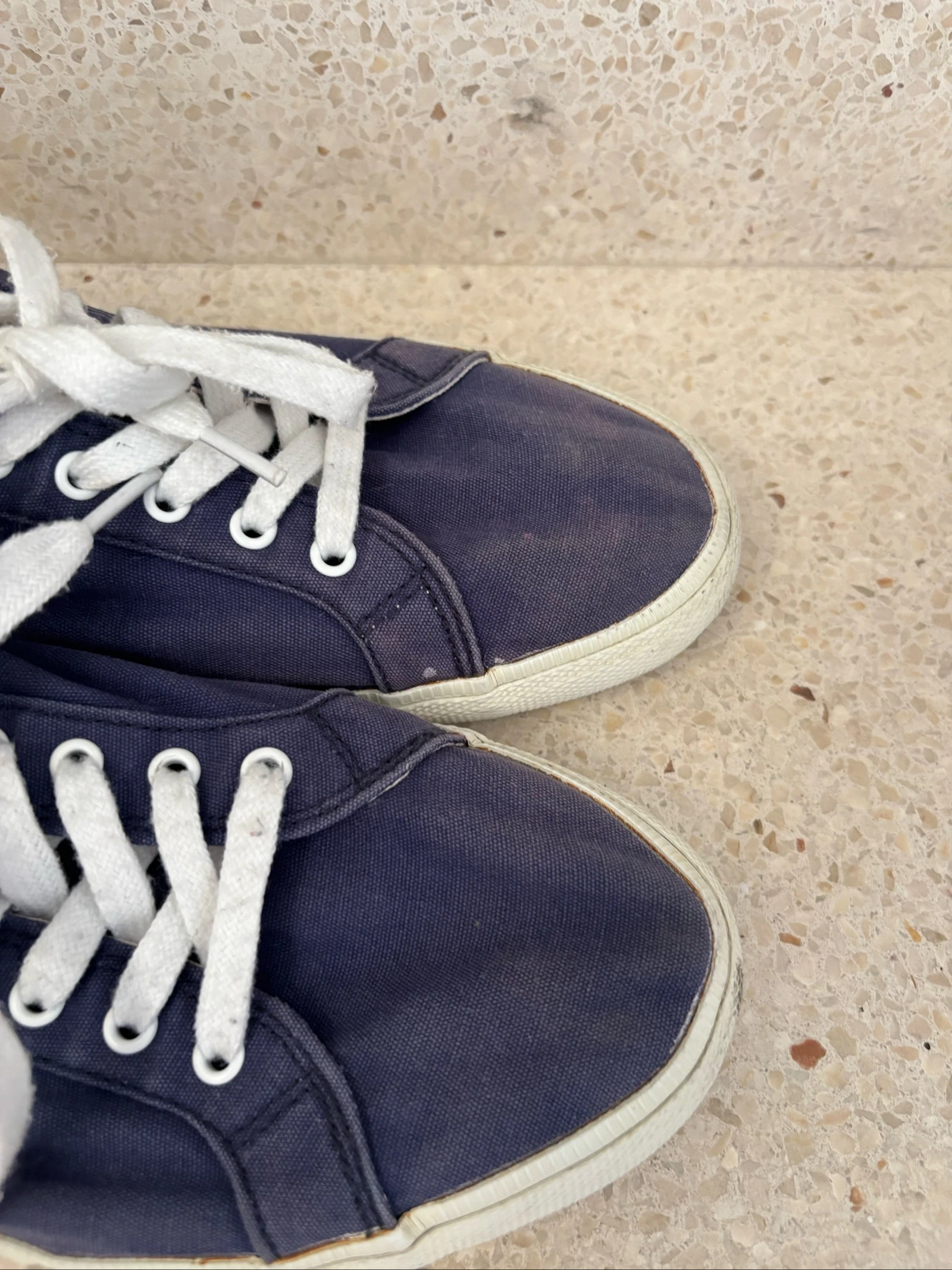 Zapatillas de lona azul marino Pepe Jeans  – photo 6